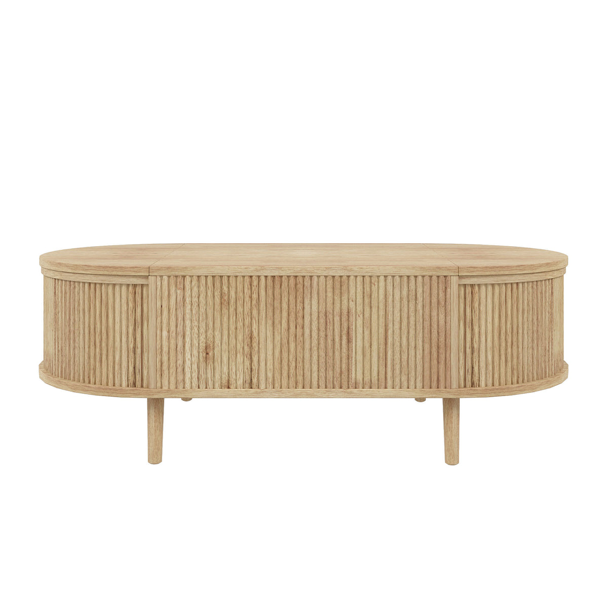 variant-group:rf-n724p416050d|Roomfitters Minimalist Oval Lift-Top Coffee Table with Wood Wave Grain Finish, Acacia Wood