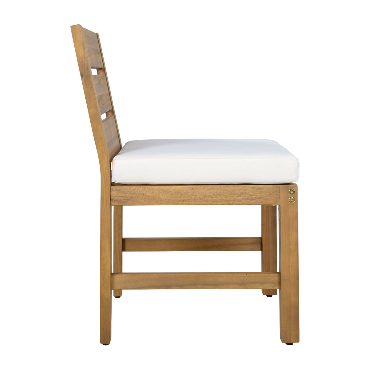 variant-group:rf-n711wy000497aaa|Roomfitters Farmhouse 5-Piece Outdoor Dining Set for 4, Acacia Wood Table and Chair Pack, Beige and Natural Slatted