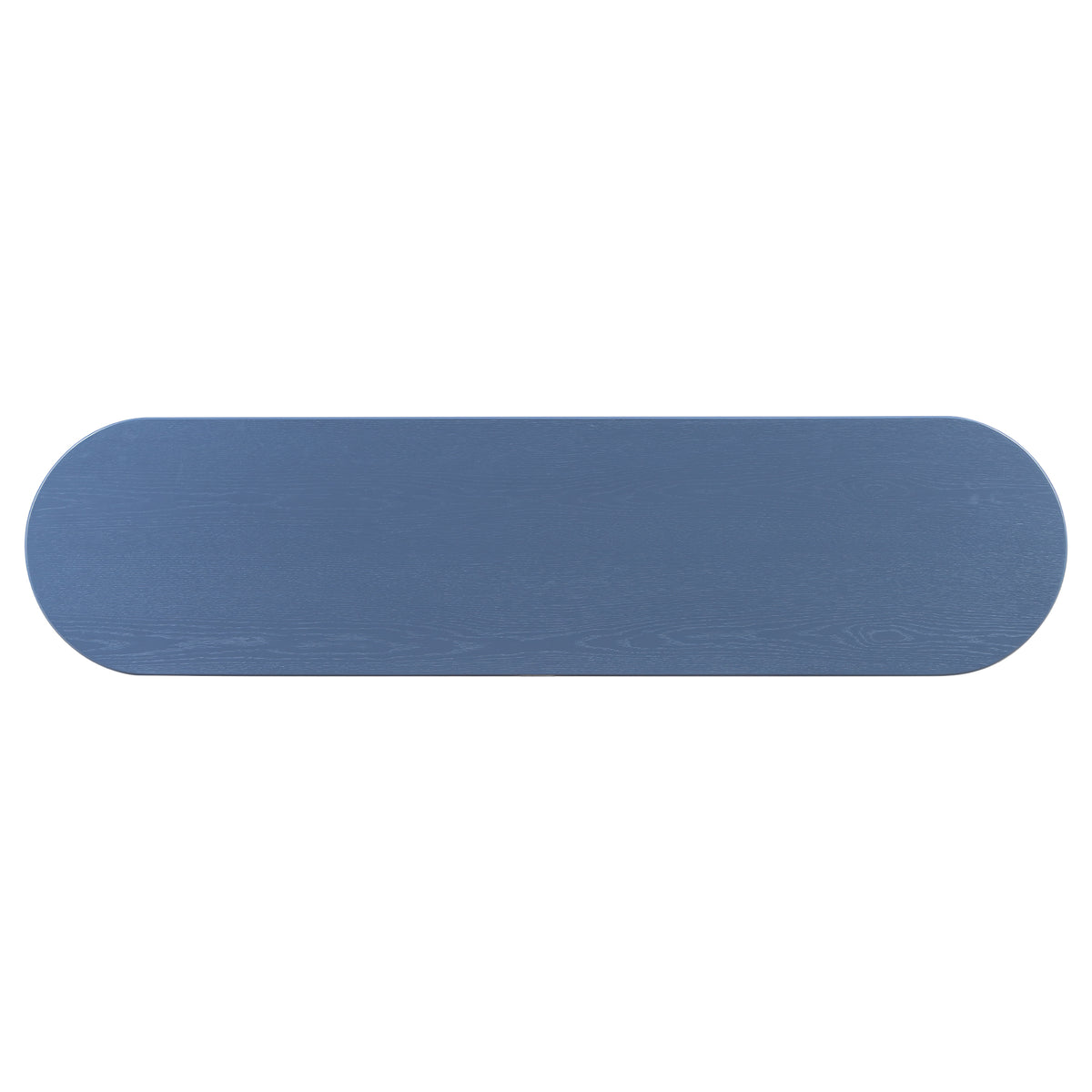 variant-group:rf-n711p395523c|Roomfitters Modern Farmhouse Navy Blue Oak Veneer Semi-Circular Console Table with 3 Drawers and Open Bottom Storage Shelf