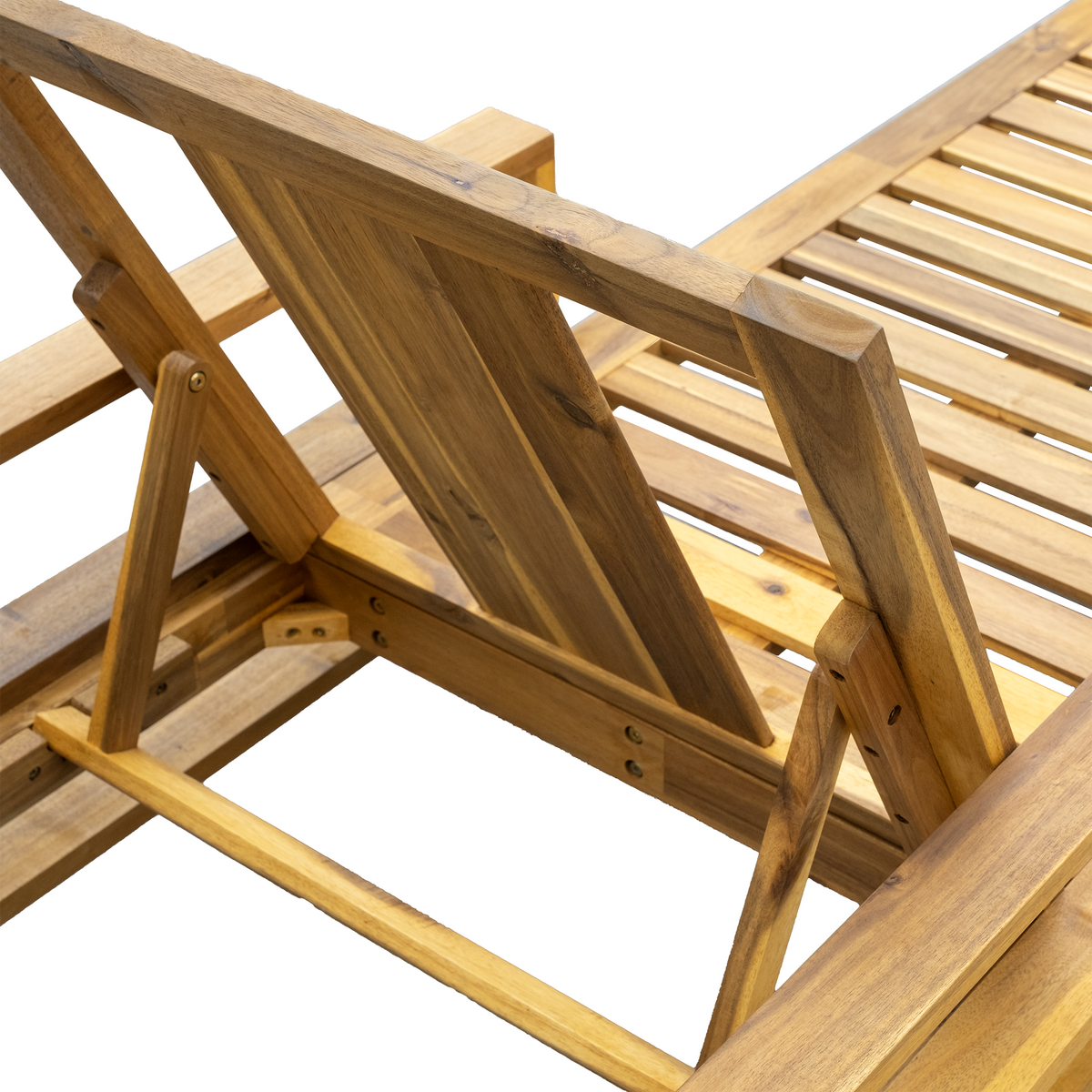 variant-group:rf-n711wy000433aac|Roomfitters Acacia Wood Adjustable Backrest Outdoor Lounge Chair for Gardens, Terraces, Poolside Areas, Natural+Blue