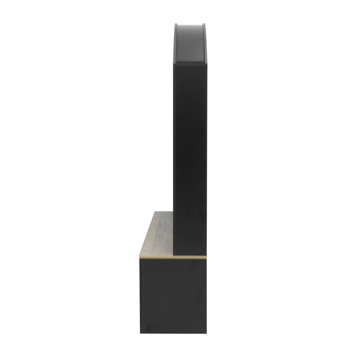 variant-group:rf-n724sj000158aab|Roomfitters Multi-Functional Curved Entrance Wardrobe, Hall Tree, Black & Natural