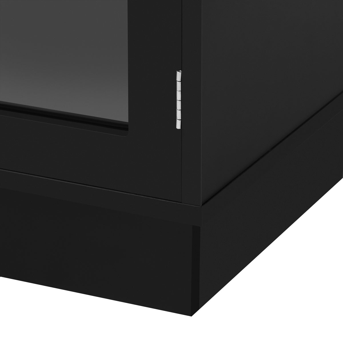 variant-group:rf-n724p284467b|Roomfitters Modern Minimalist TV Stand for up to 75 Inch TV, Entertainment Console Cabinet with Adjustable Shelves, Black