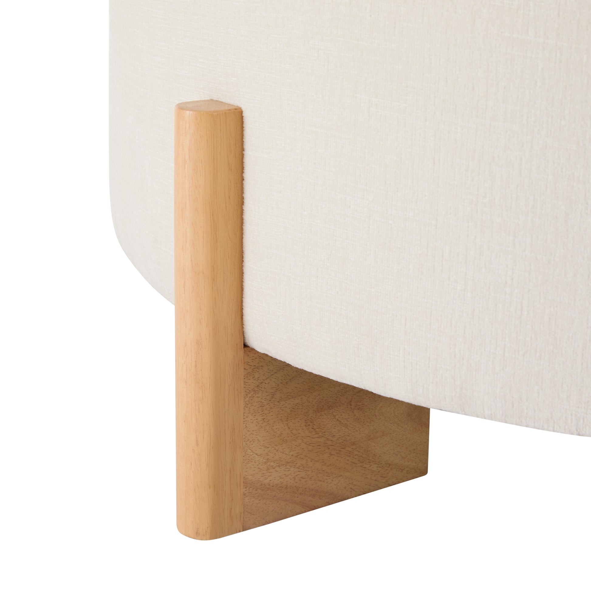 variant-group:rf-n723p405298a|Roomfitters 32 Inch Oversized Round Button-Tufted Ottoman, Upholstered Coffee Table Footrest with Wood Legs, Beige
