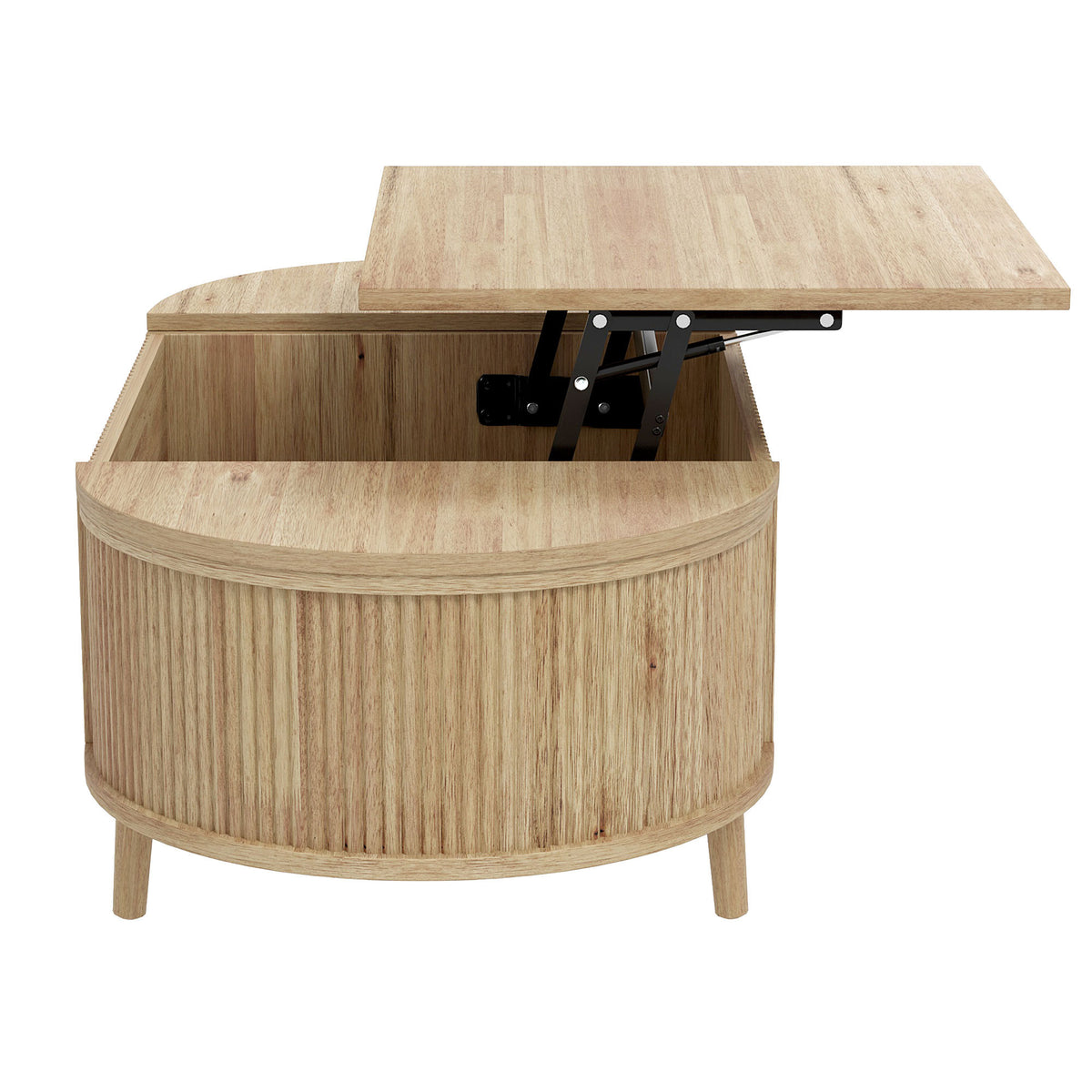 variant-group:rf-n724p416050d|Roomfitters Minimalist Oval Lift-Top Coffee Table with Wood Wave Grain Finish, Acacia Wood