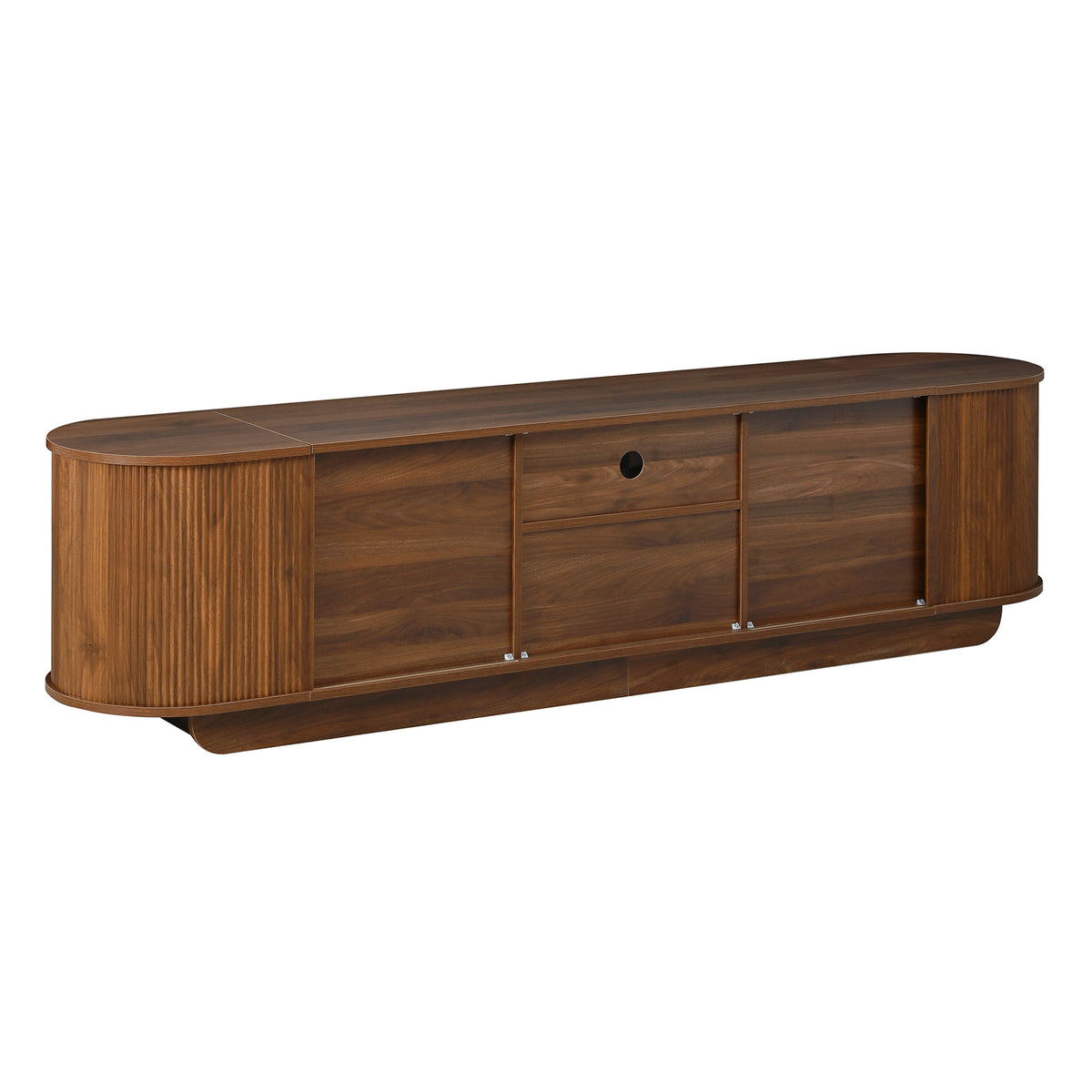 variant-group:rf-n724p420628d|Roomfitters American Style TV Stand Console with Hidden Sliding Doors, Antique Brown