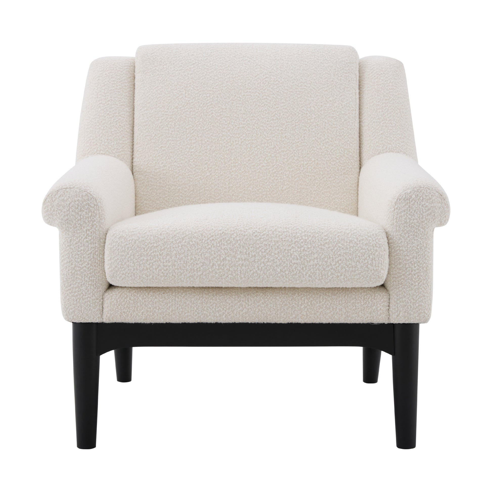 variant-group:rf-n723p426251a|Roomfitters Mid-Century Modern Textured Upholstered Accent Chair, Comfy Armchair with Sturdy Solid Wood Legs for Home, Beige