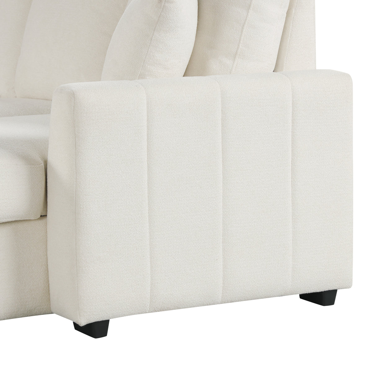 variant-group:rf-n711wy000467aaa|Roomfitters 90" L-Shaped Sectional Sleeper Sofa with Storage Chaise and Pull Out Bed, Fold Down Cup Holder Table, Beige