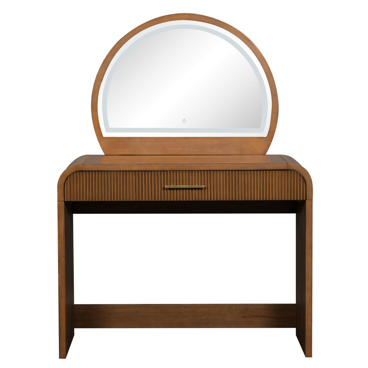 variant-group:rf-n704p196658p|Roomfitters 39-Inch Makeup Vanity Table with Touch Screen Lighted Mirror, Dressing Table with Drawer for Bedroom, Espresso