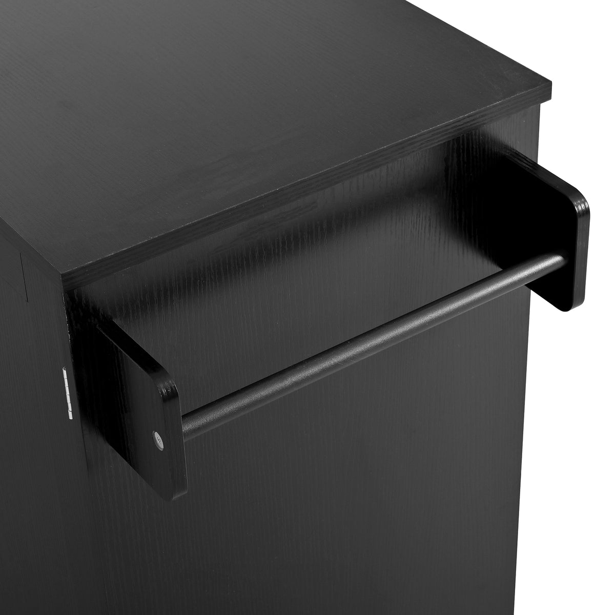 variant-group:rf-n711p437643b|Roomfitters Modern Contemporary Black Melamine MDF Sideboard Buffet Cabinet Dining Room Storage Kitchen Credenza