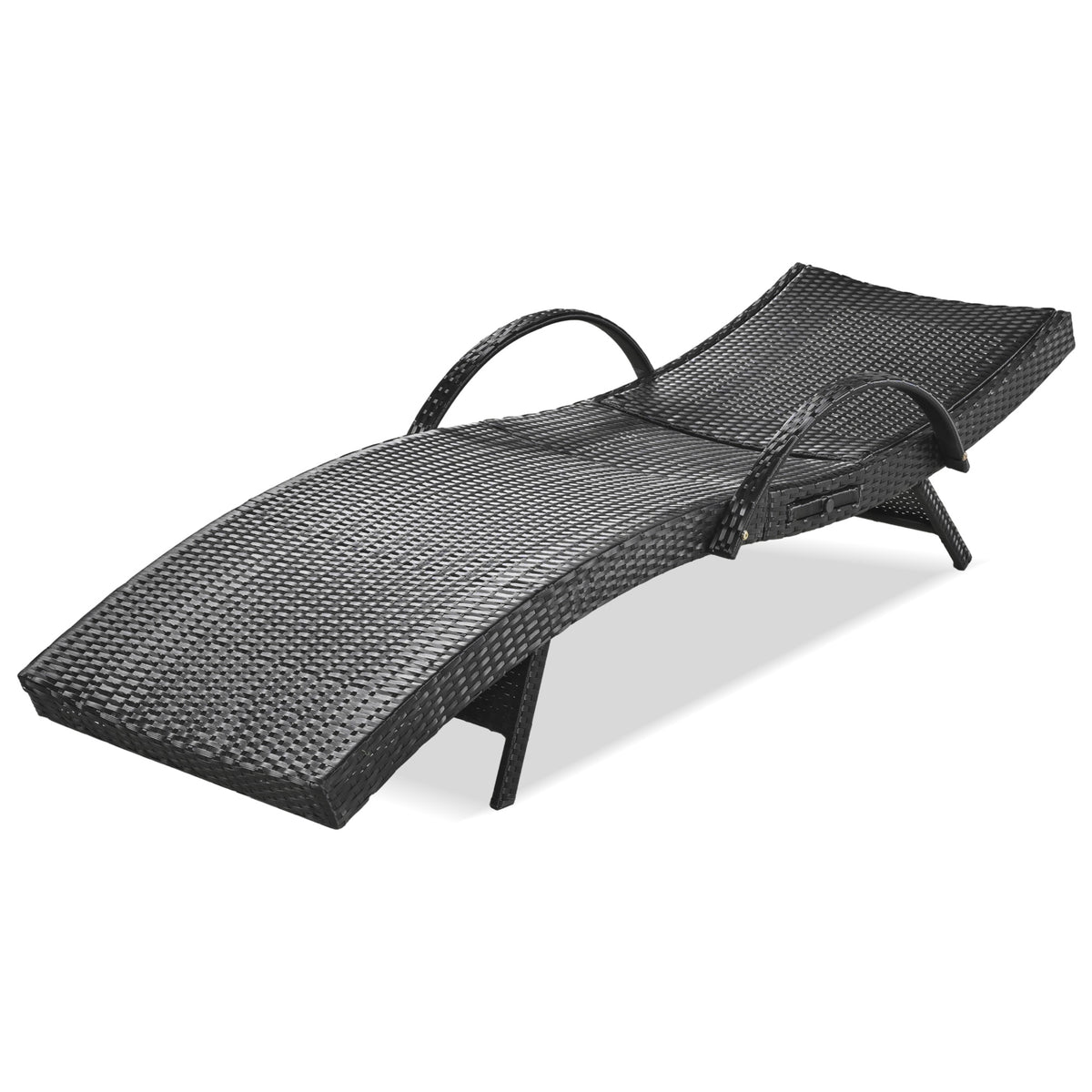 variant-group:rf-n707wf321204aab|Roomfitters 80" Outdoor Wicker Chaise Lounge Chairs, Set of 2, Reclining Patio Chairs with Pull-Out Table, Black