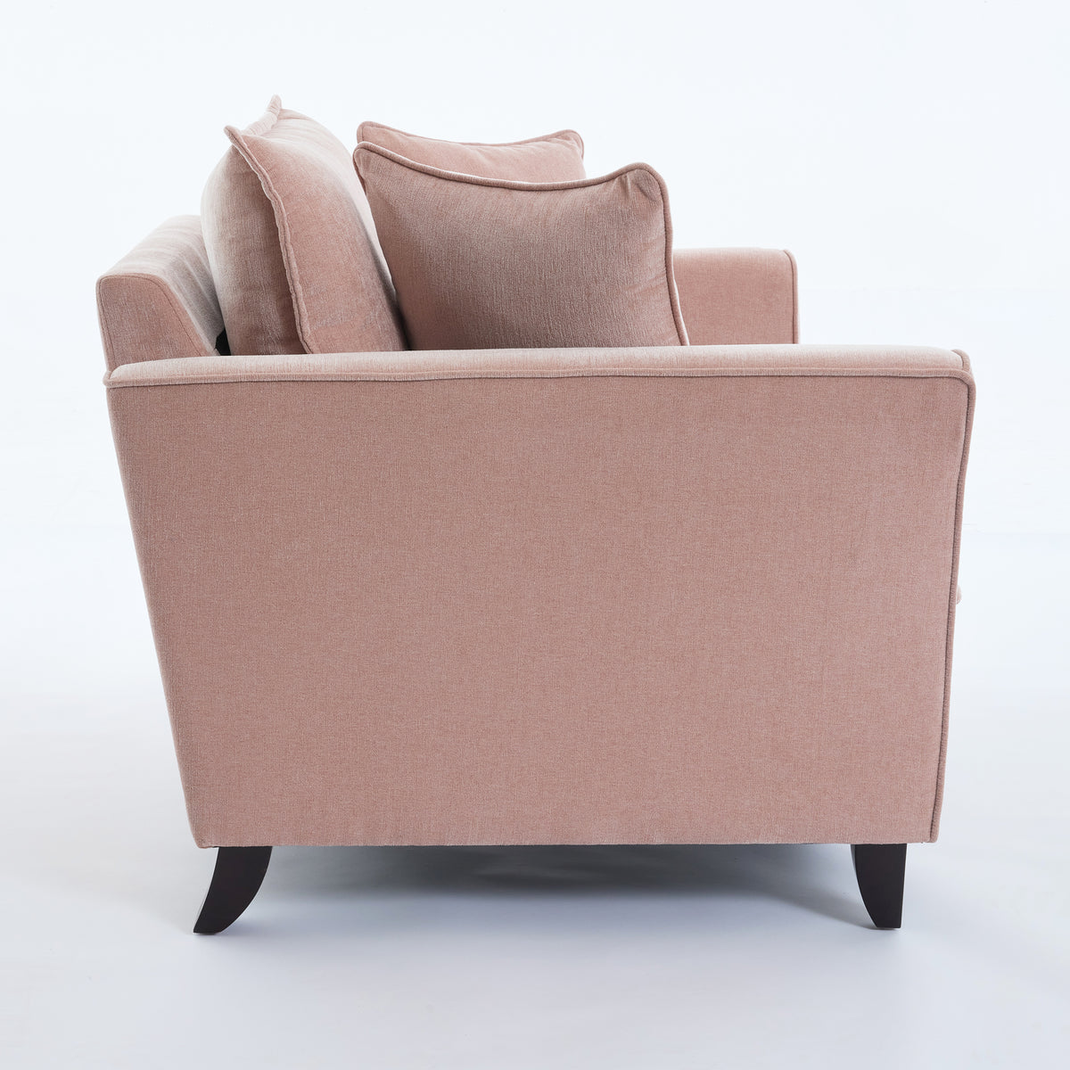 variant-group:rf-n701p379404p|Roomfitters 46.3 Inch Oversized Armchair, Chenille Comfy Accent Chair and a Half Sofa, Rubberwood Legs Pillow, Pink