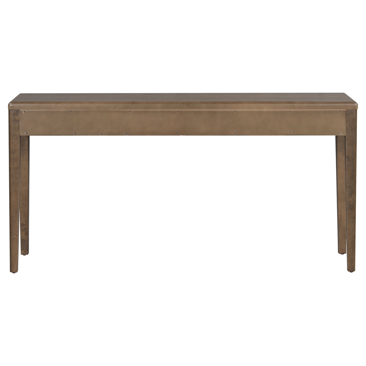 variant-group:rf-n711p401926d|Roomfitters Light Luxury Brown Oak Veneer Console Table with 3 Wavy Curved Drawers and Soft Rounded Corners