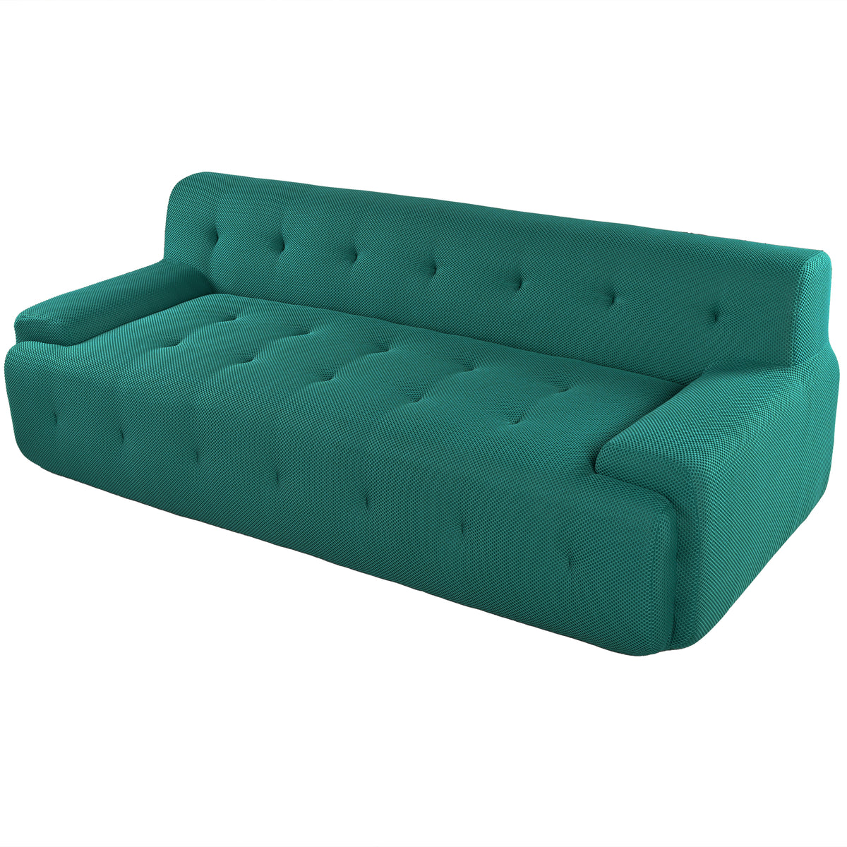 variant-group:rf-n711p206619c|Roomfitters 86.2" Modern Tufted Upholstered Sofa, 3-Seater Compression Couch for Living Room, Green