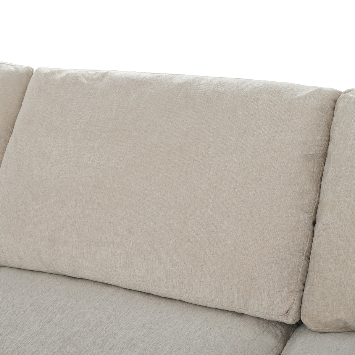 variant-group:rf-n711wy000453aaa|Roomfitters 7-Seater Modular Sectional Sofa with Ottoman, Extra Large L-Shape Chenille Upholstered Couch, Beige
