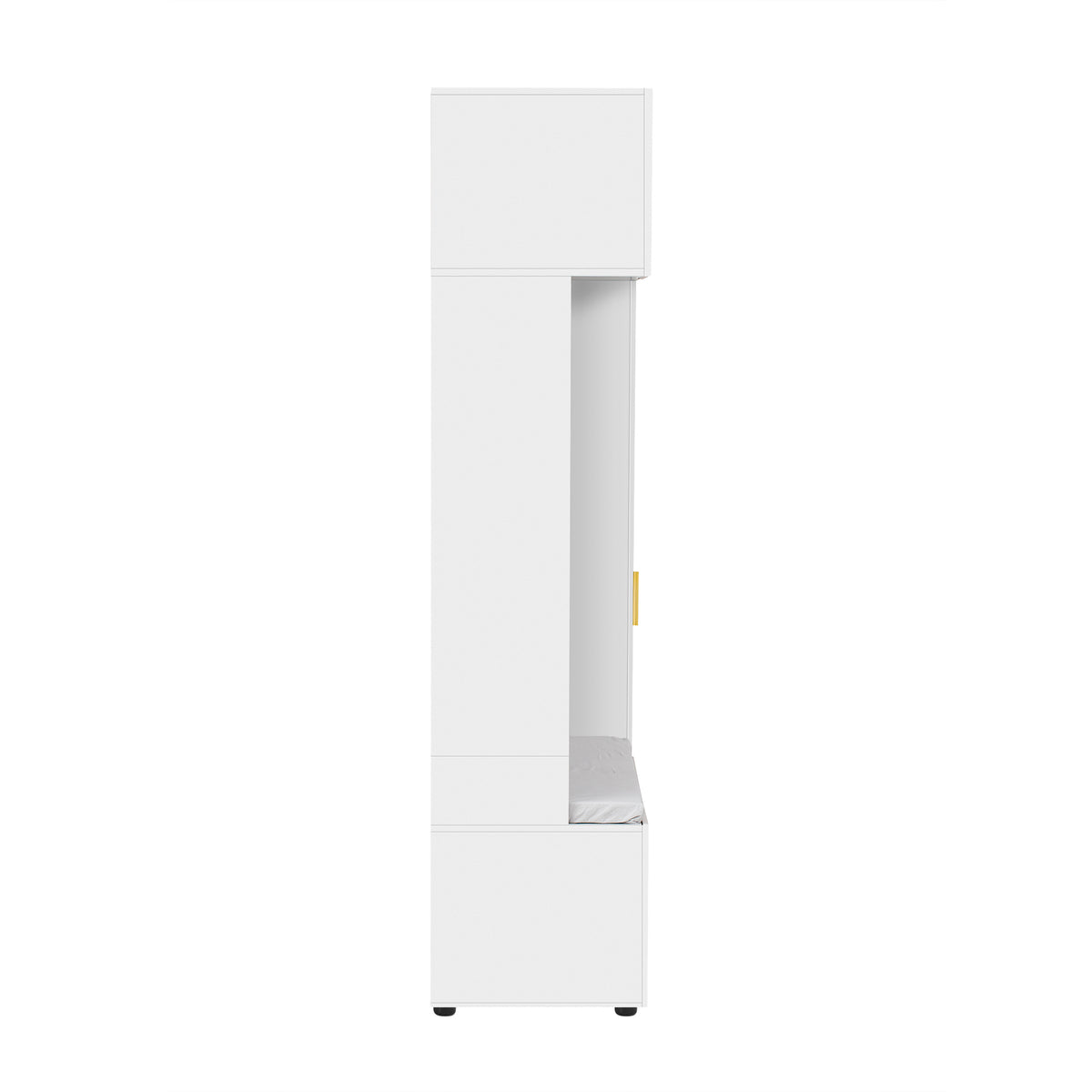 variant-group:rf-n724sj000166aak|Roomfitters American Style 4-in-1 Hall Tree, Upholstered Entryway Bench, Ancient White