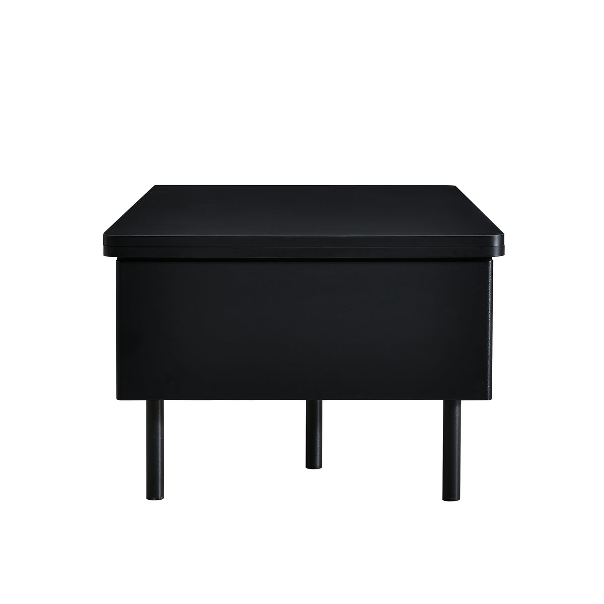 variant-group:rf-n724p292514b|Roomfitters Lift-Top Coffee Table with 2 Drawers and Foldable Top, Hidden Storage Compartment, Adjustable Center Table, Black