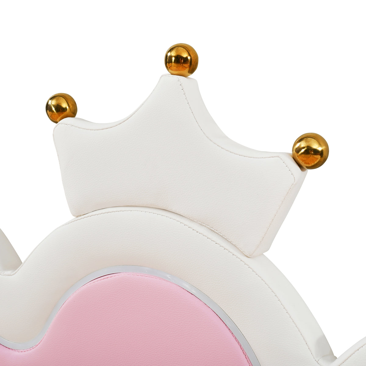 variant-group:rf-n733hl000104aak|Roomfitters Twin Extending Daybed with Lights, Modern Upholstered Princess Daybed with Crown Headboard, Sophisticated and Functional Design, White