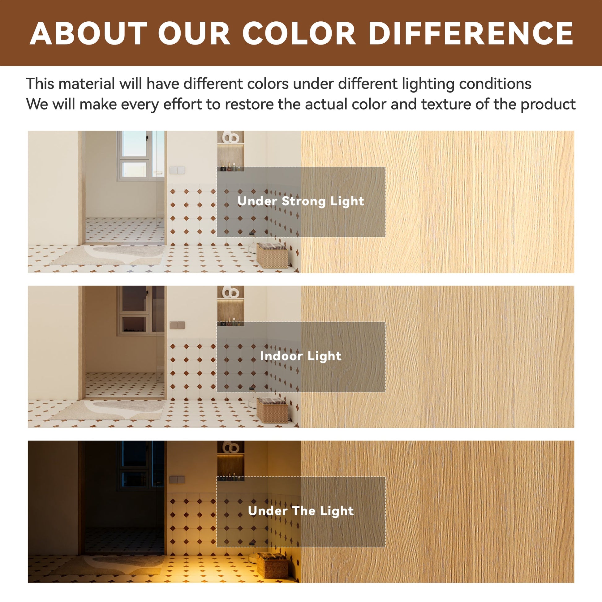 36" Modular Freestanding Bathroom Vanity with 36" Resin Sink Top, Light Oak, 2-Piece Cabinet (24" 2-Door + 12" 3-Drawer), KD Cabinet, Includes Black & Brushed Aluminum Handles Roomfitters
