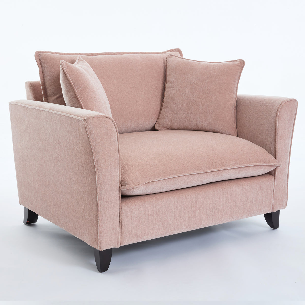 variant-group:rf-n701p379404p|Roomfitters 46.3 Inch Oversized Armchair, Chenille Comfy Accent Chair and a Half Sofa, Rubberwood Legs Pillow, Pink