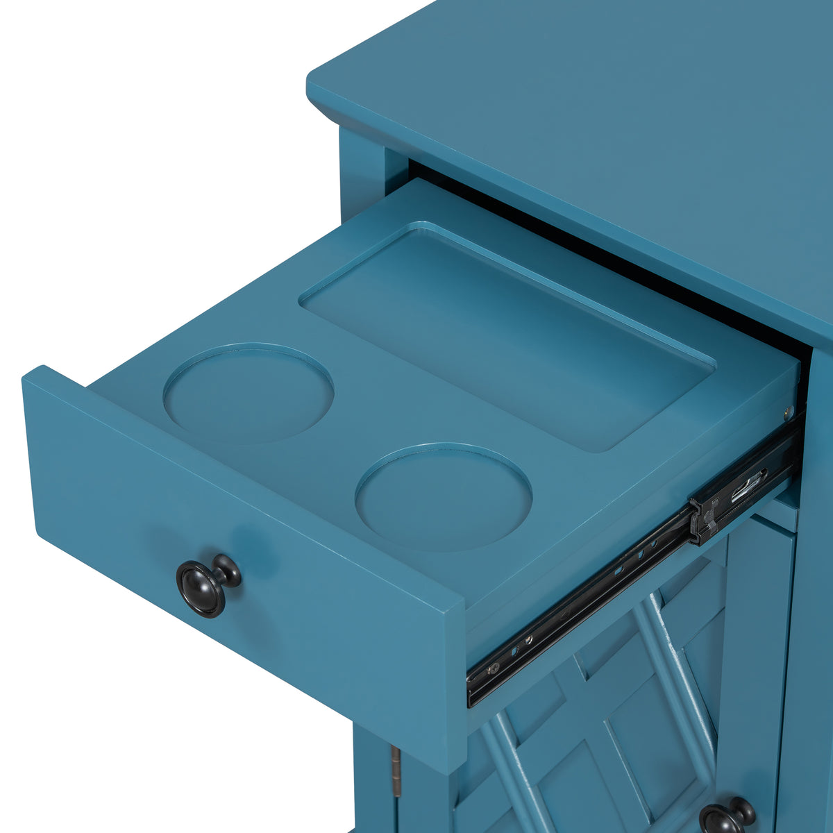 variant-group:rf-n724p353565m|Roomfitters Classic Charging End Table with USB Ports and Storage Drawer, Navy Blue