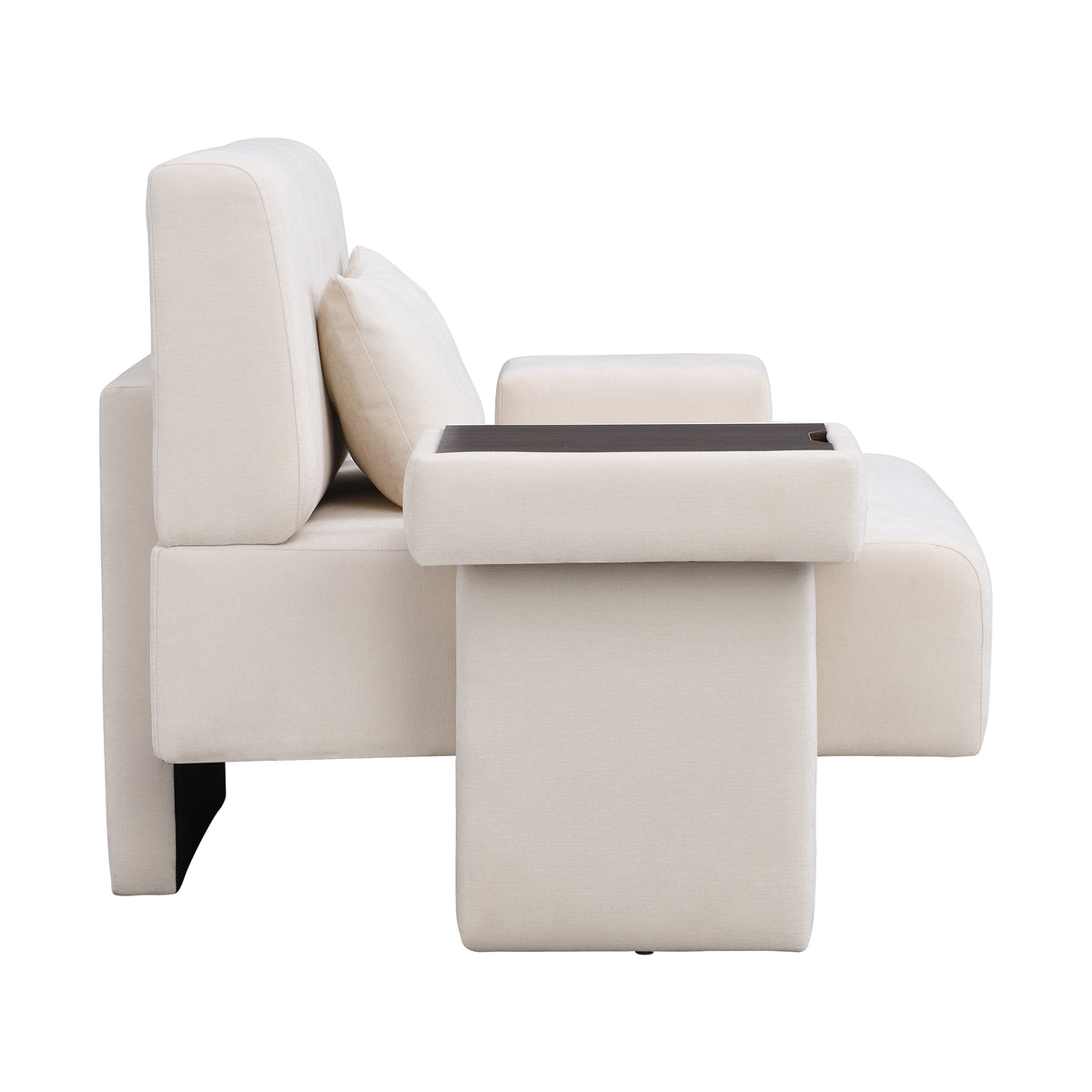 variant-group:rf-n724sj000130aaa|Roomfitters Oversized Mid-Century Armchair 48” Wide with Soft Cushion and Wood Frame, Lounge Reading Chair, Beige
