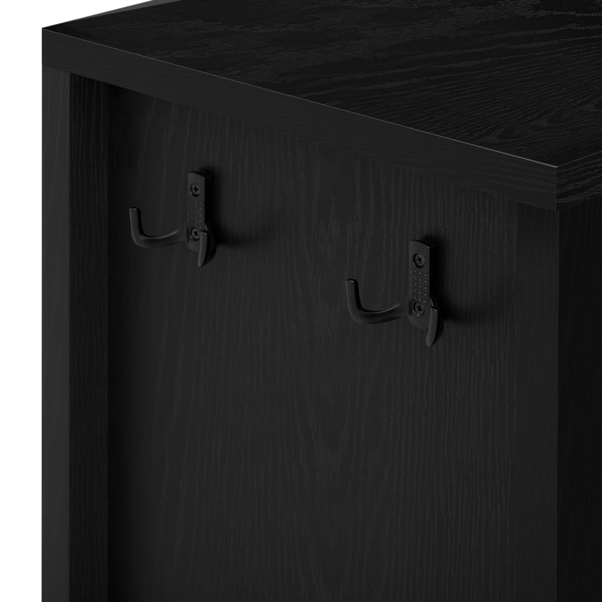 variant-group:rf-n711p345172b|Roomfitters Sideboard Buffet Cabinet with 3 Drawers, 2 Door Mid-century Fluted Accent Storage for Kitchen & Dining, Black