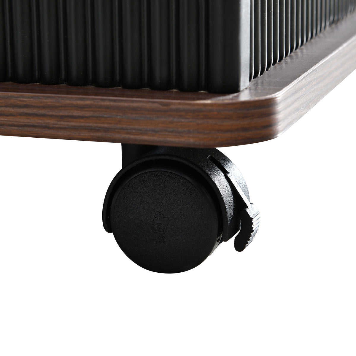 variant-group:rf-n724p292505b|Roomfitters Adjustable Sofa Side Table with Lift-Top, Rotating Surface and Storage on Wheels for Small Spaces, Black