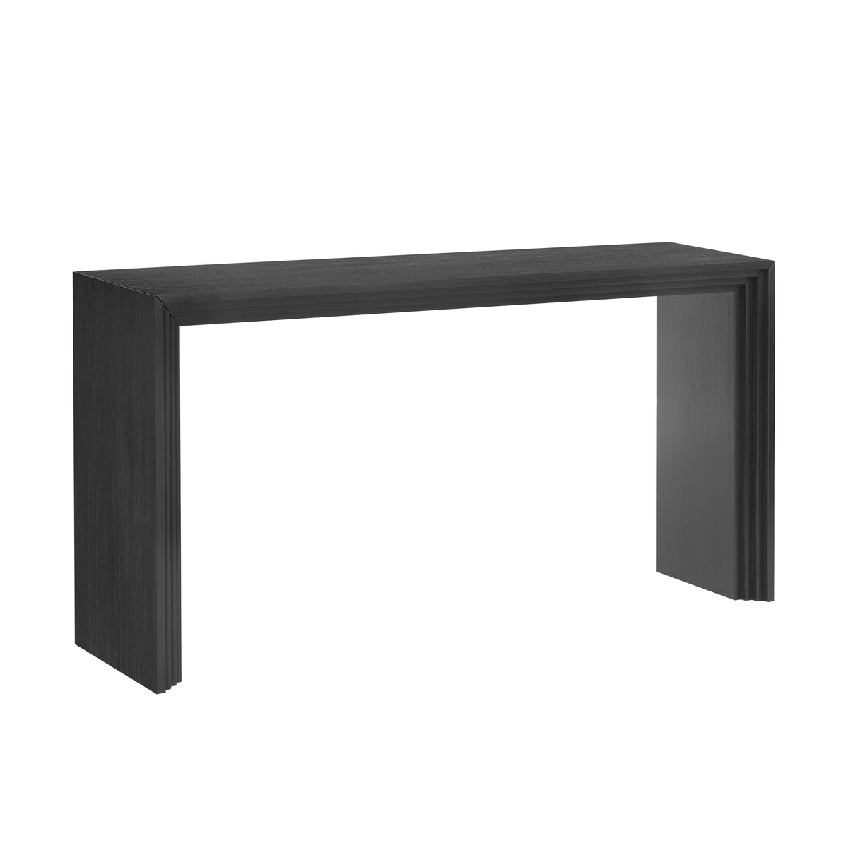 variant-group:rf-n711p205930b|Roomfitters Modern Console Table with Paulownia Solid Wood Veneer, Entryway Table for Foyer, Black