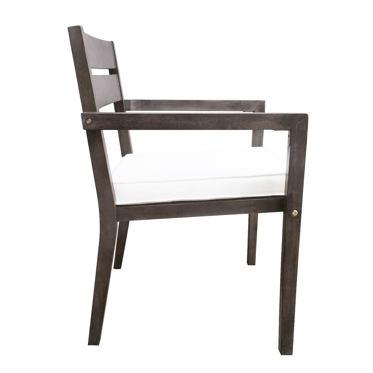 variant-group:rf-n711wy000459aae|Roomfitters 7-Piece Acacia Wood Outdoor Dining Set with Cushions, 6 Armchairs and Rectangular Table for Patio Garden, Gray