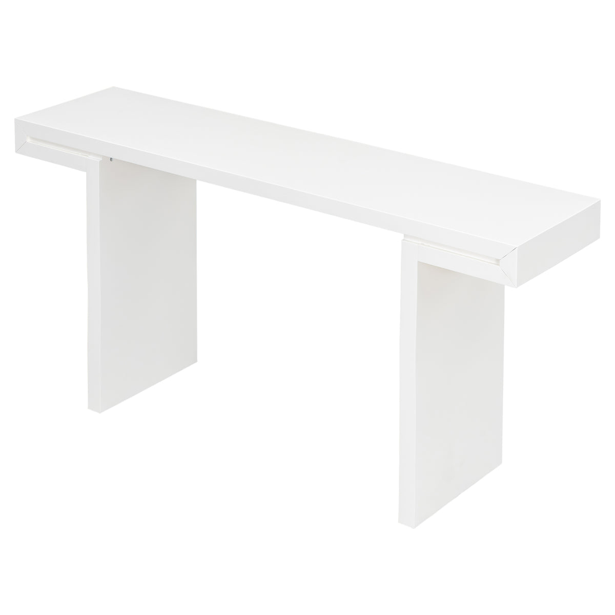 variant-group:rf-n711p303209k|Roomfitters 60" Modern Minimalist Console Table, Slim Entryway Sofa Table for Hallway and Living Room Decor, White