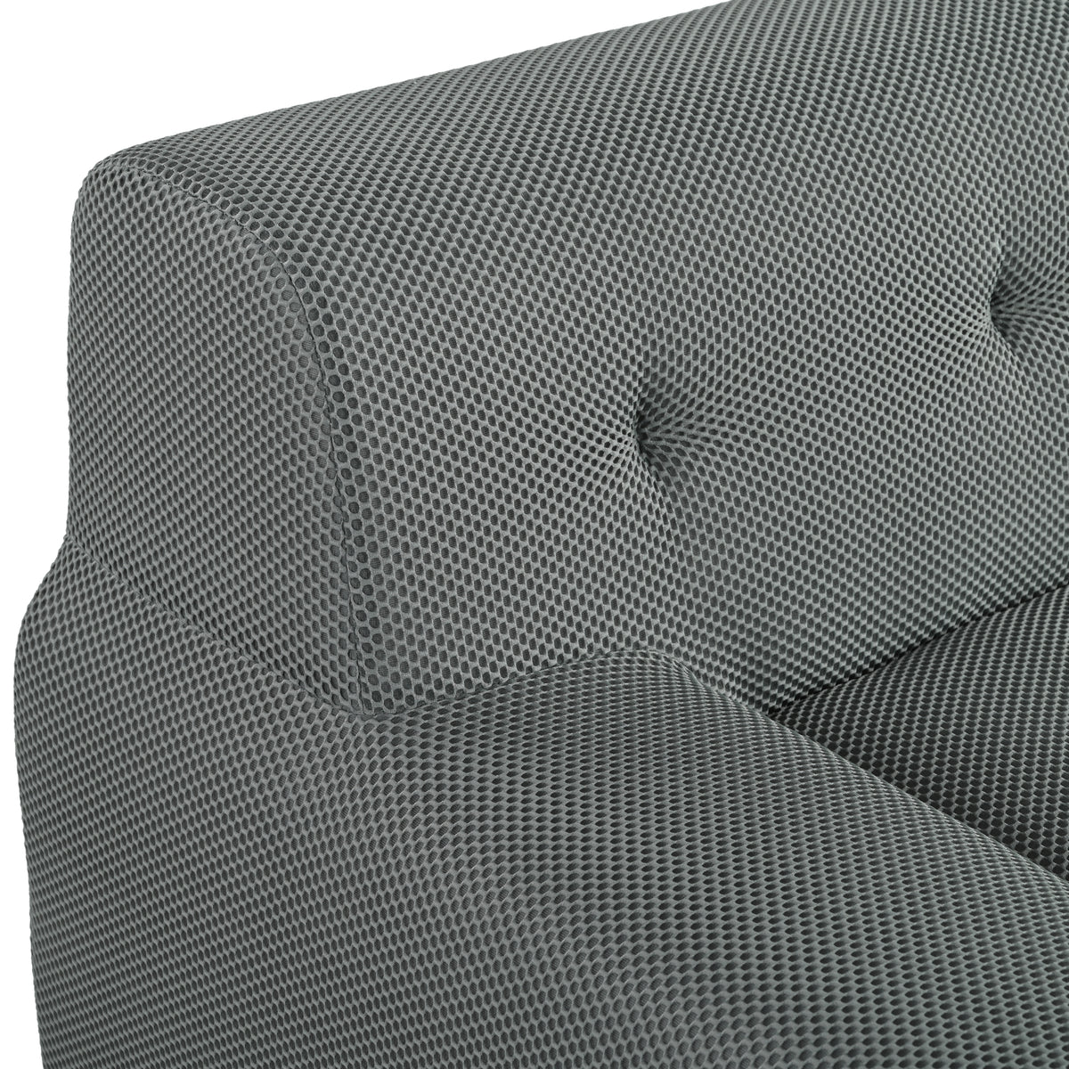 variant-group:rf-n711p206619e|Roomfitters 86.2" Modern Tufted Upholstered Sofa, 3-Seater Modular Lounge Couch for Living Room, Gray