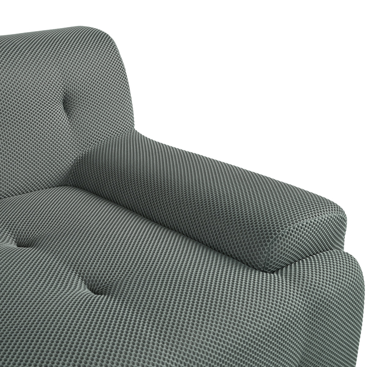 variant-group:rf-n711p206619e|Roomfitters 86.2" Modern Tufted Upholstered Sofa, 3-Seater Modular Lounge Couch for Living Room, Gray