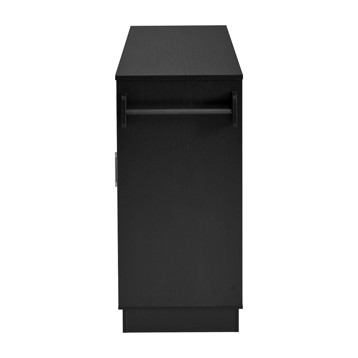 variant-group:rf-n711p437643b|Roomfitters Modern Contemporary Black Melamine MDF Sideboard Buffet Cabinet Dining Room Storage Kitchen Credenza