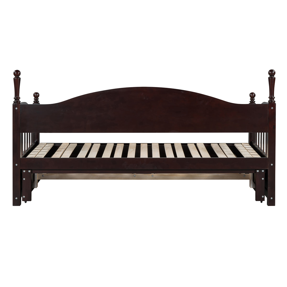 variant-group:rf-n733s173459p|Roomfitters Wooden Twin Size Daybed with Expandable Design, Twin Trundle and Two Practical Storage Drawers, Espresso