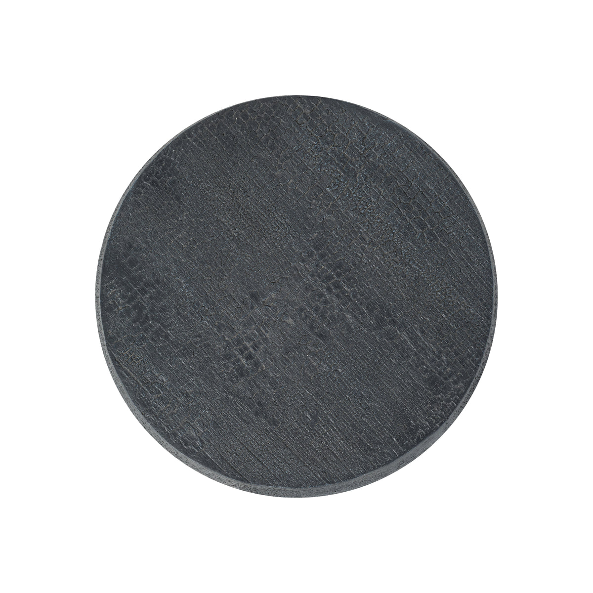 variant-group:rf-n711p422075b|Roomfitters Modern Black Double Barrel Patio Side Table, Distressed Concrete Coffee Table, MgO Garden Stool