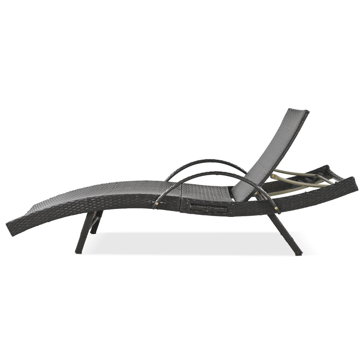 variant-group:rf-n707wf321204aad|Roomfitters 80" Outdoor Wicker Chaise Lounge Chairs, Set of 2, Reclining Patio Chairs with Pull-Out Table, Dark Brown