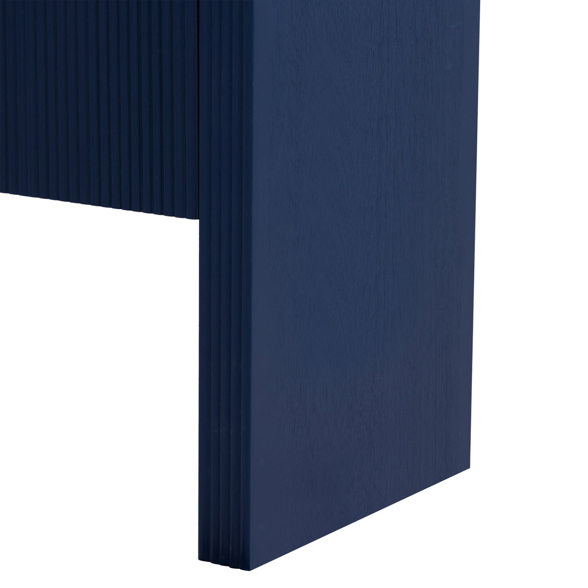 variant-group:rf-n711p415846v|Roomfitters Modern Rustic Navy Blue Curved Wave Pattern Console Table with Adjustable Storage Shelf and Elegant Wooden Handles