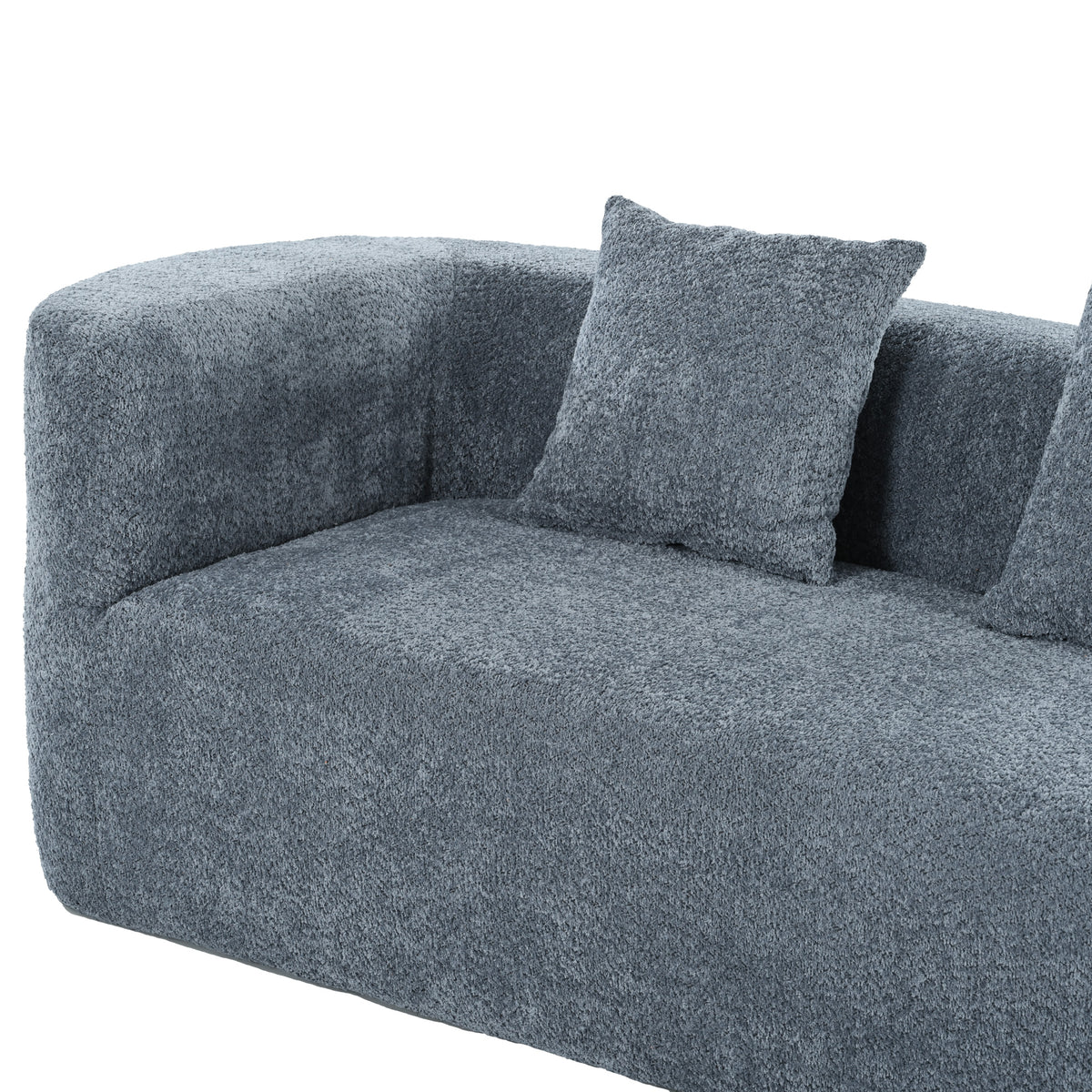 variant-group:rf-n711wy000456aae|Roomfitters 132" Sectional Sofa, Modern Curved Design L-Shaped Modular Couch for Living Room Furniture, Dark Blue