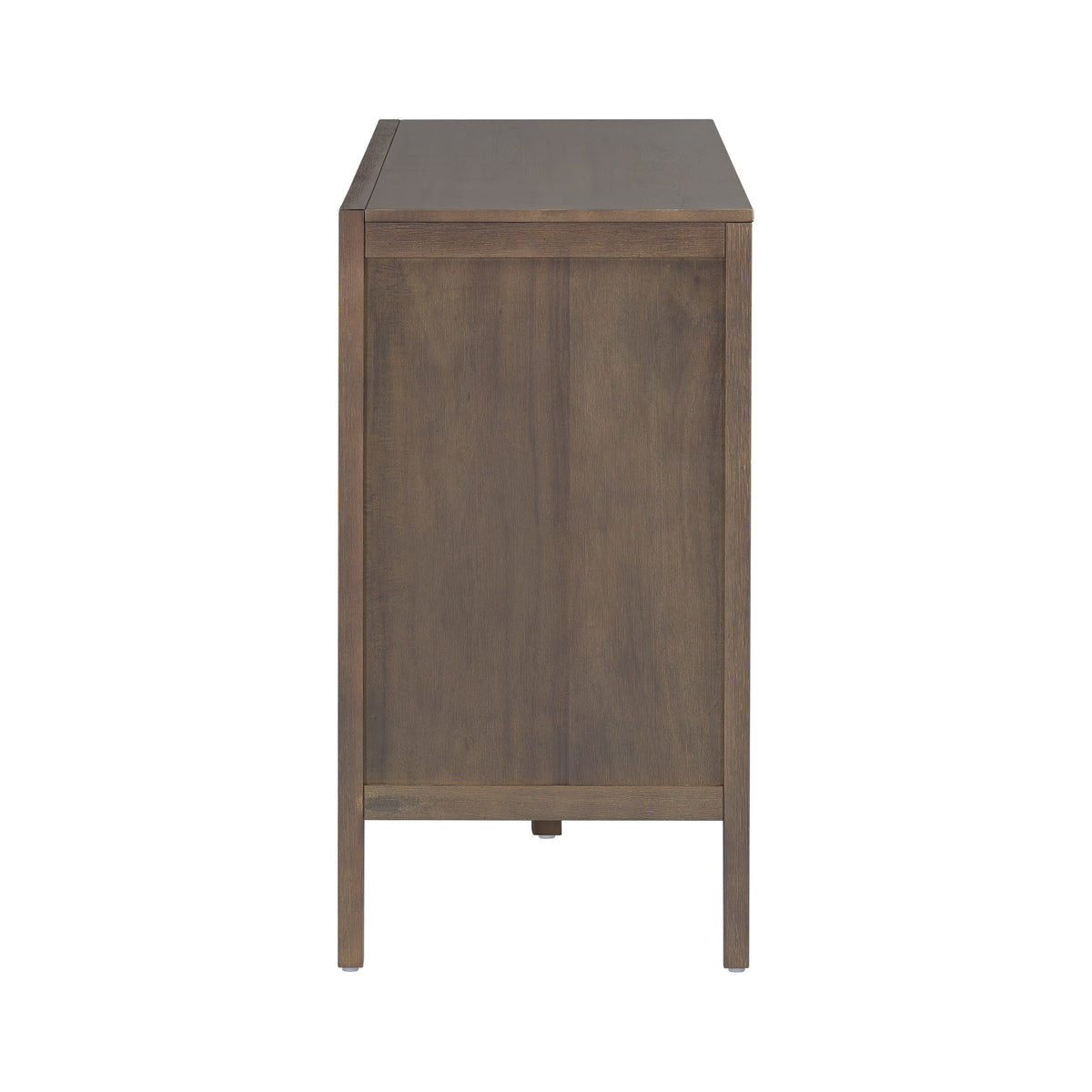 variant-group:rf-n711p410389d|Roomfitters 47.25-Inch Farmhouse Sideboard, 2-Door Buffet Cabinet, Medium Brown Wooden Storage Console, Metal Handles