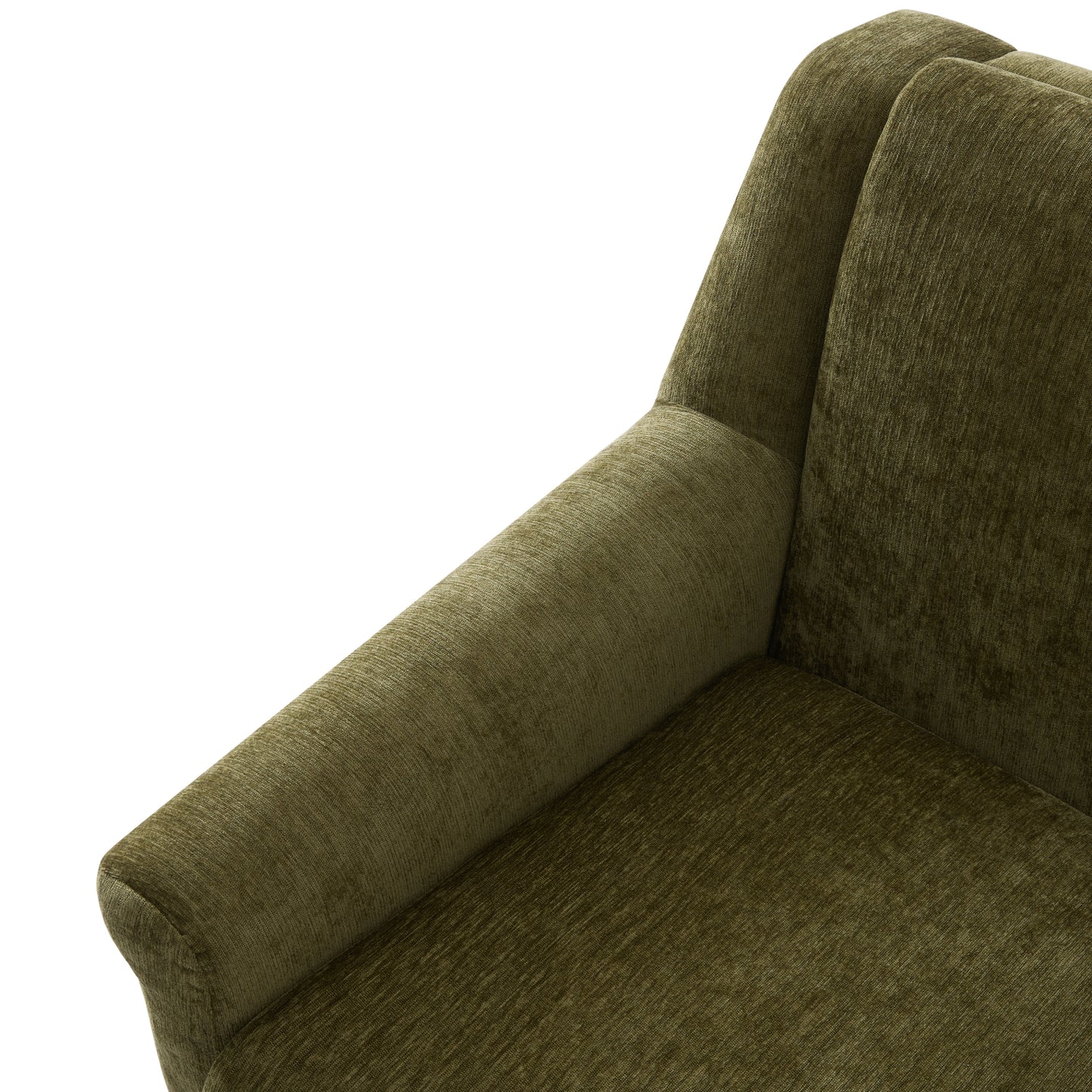 variant-group:rf-n723p426251g|Roomfitters Mid-Century Modern Textured Upholstered Accent Chair, Comfy Armchair with Sturdy Solid Wood Legs for Home, Green