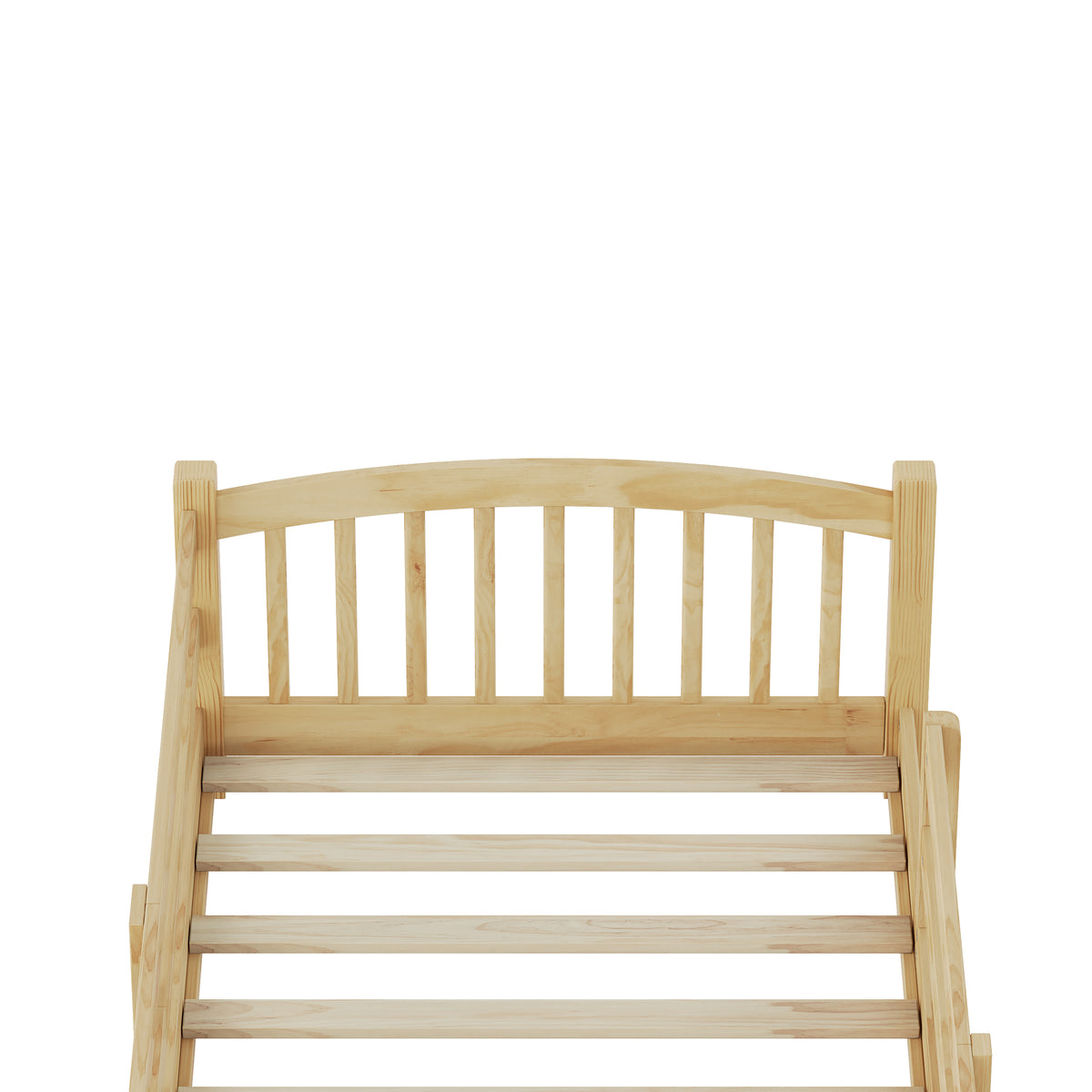 variant-group:rf-n733p400298n|Roomfitters Twin Montessori Floor Bed with Guardrails, Solid Wood Low Platform Bed with Slats, Easy Assembly, Natural
