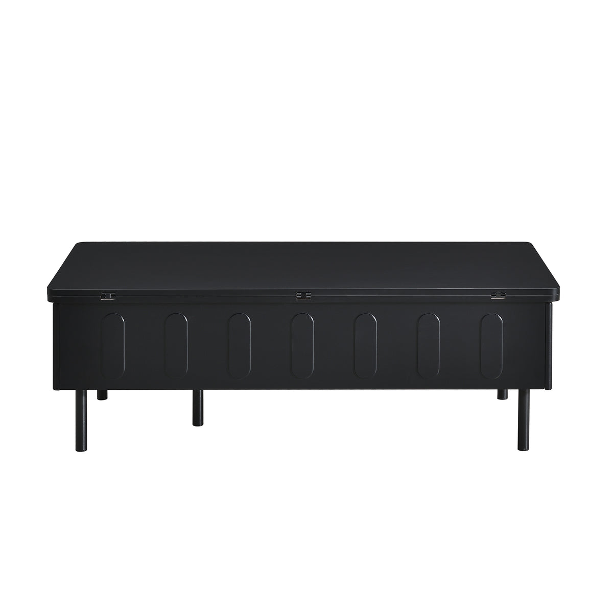 variant-group:rf-n724p292514b|Roomfitters Lift-Top Coffee Table with 2 Drawers and Foldable Top, Hidden Storage Compartment, Adjustable Center Table, Black