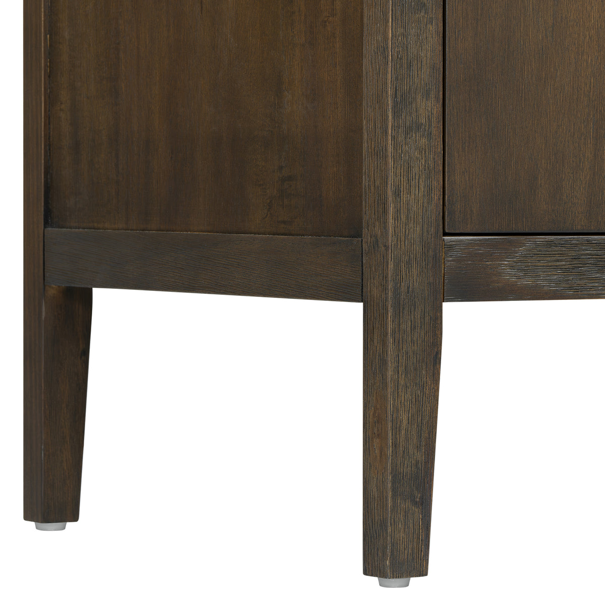 variant-group:rf-n711p410389b|Roomfitters 47.25-Inch Farmhouse Sideboard, 2-Door Buffet Cabinet, Dark Brown Wooden Storage Console, Metal Handles