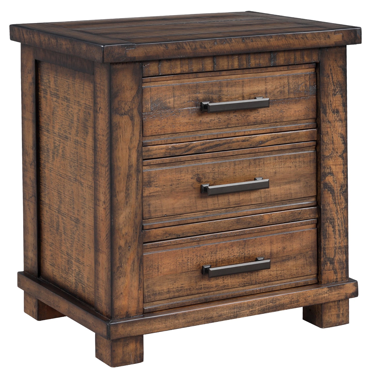 variant-group:rf-n701p455591d|Roomfitters 3 Drawer Reclaimed Solid Wood Farmhouse Nightstand Side Table, Rustic Bedside End Accent Furniture, Natural