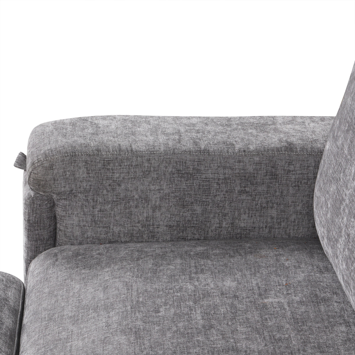 variant-group:rf-n711wy000390aae|Roomfitters L-Shaped Padded Modular Sofa with Storage Space, USB Ports, and Cup Holders on the Armrests, Suitable for Living Rooms, Offices, and Apartments, Gray