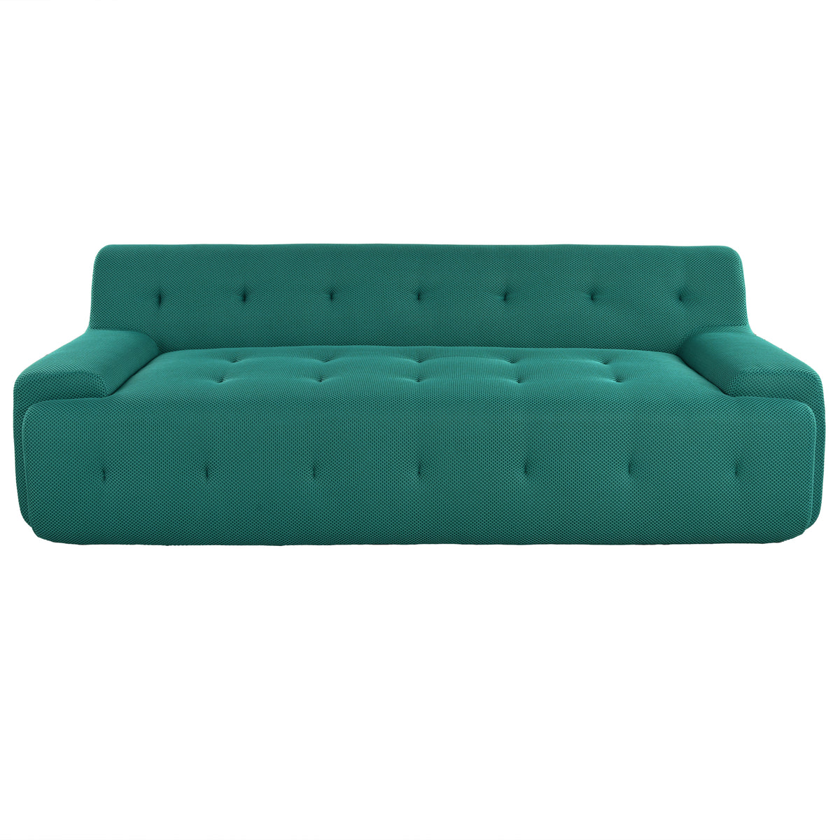 variant-group:rf-n711p206619c|Roomfitters 86.2" Modern Tufted Upholstered Sofa, 3-Seater Compression Couch for Living Room, Green