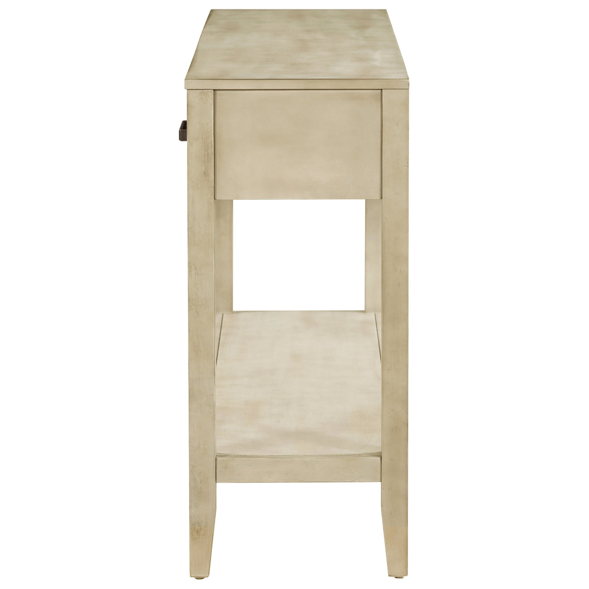 variant-group:rf-n711p410445e|Roomfitters 59.1" Farmhouse Entryway Table with 3 Drawers, Slim Console Sofa Table with Open Shelf for Hallway, Gray