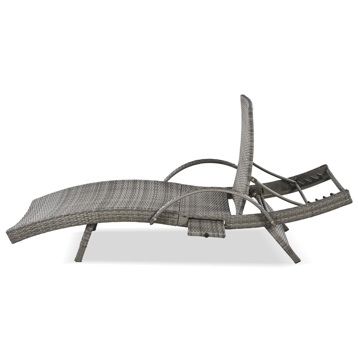 variant-group:rf-n707wf321204aae|Roomfitters 80" Outdoor Wicker Chaise Lounge Chairs, Set of 2, Reclining Patio Chairs with Pull-Out Table, Grey