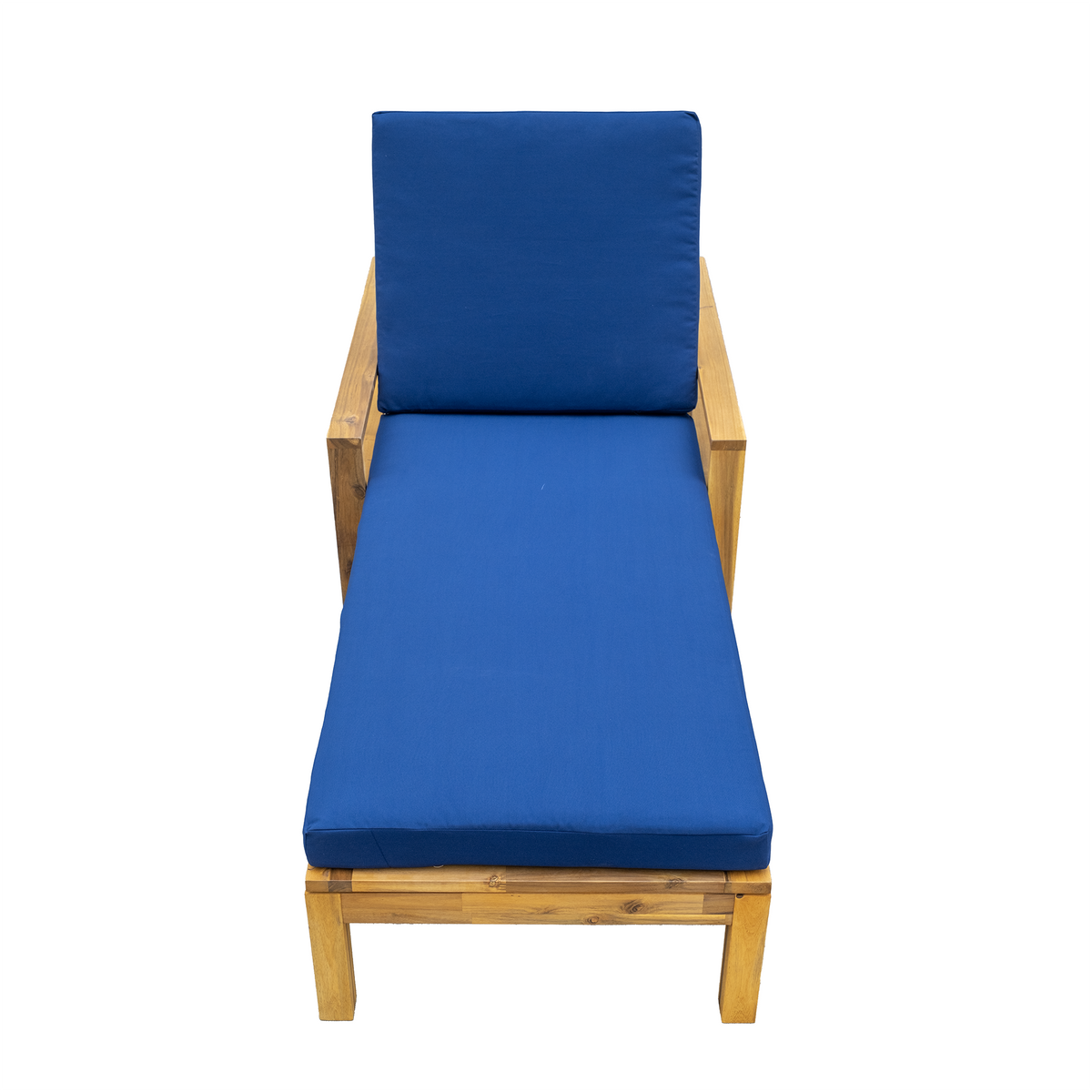 variant-group:rf-n711wy000433aac|Roomfitters Acacia Wood Adjustable Backrest Outdoor Lounge Chair for Gardens, Terraces, Poolside Areas, Natural+Blue