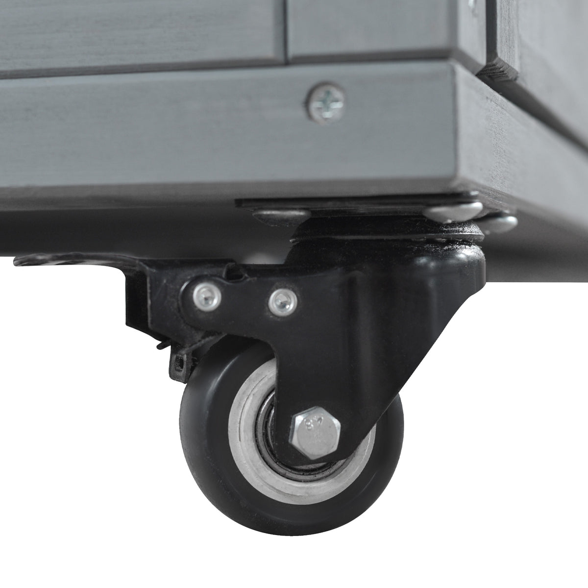 variant-group:rf-n707p370276g|Roomfitters 78.3" Outdoor Kitchen Island with Foldable Grill Table, Stainless Steel Top & Tilt Trash Can Storage, Grey Blue